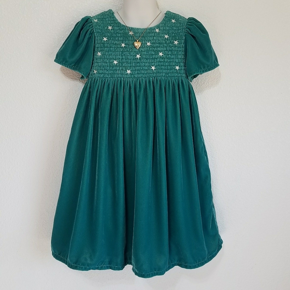 Mini Boden Velvet Holiday Girl's Dress